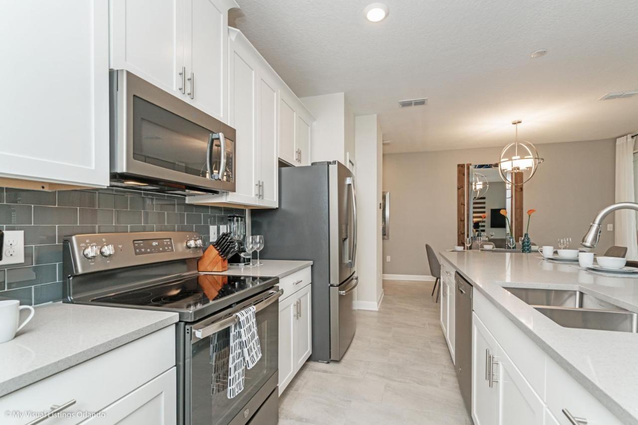 Modern Townhome Wprivate Pool Free Water Park Kissimmee Luaran gambar